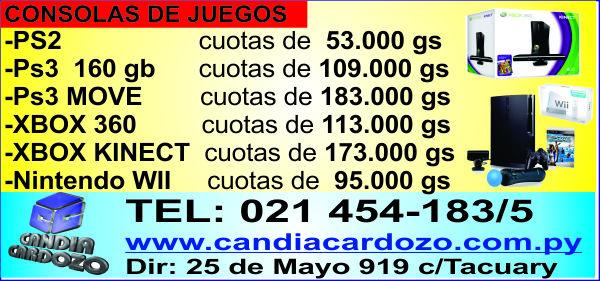 www.candiacardozo.com.py  - Llámenos a los TEL: 021 454183 al 5 